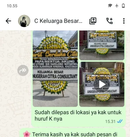 Pengiriman Papan Bunga Duka Babakan Ciparay