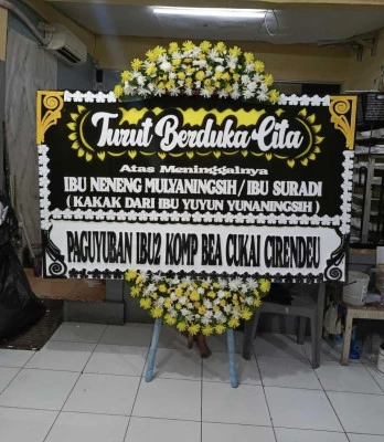 Papan Bunga di Babakan Ciparay